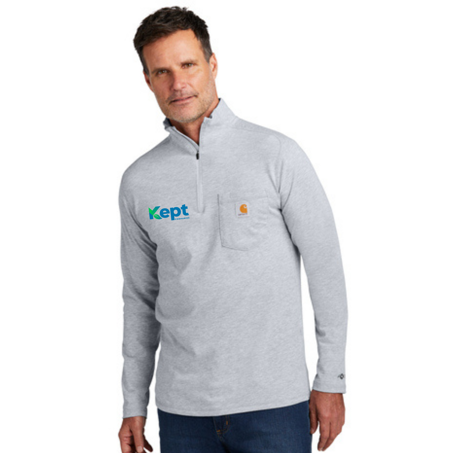 Carhartt Force® 1/4-Zip Long Sleeve T-Shirt