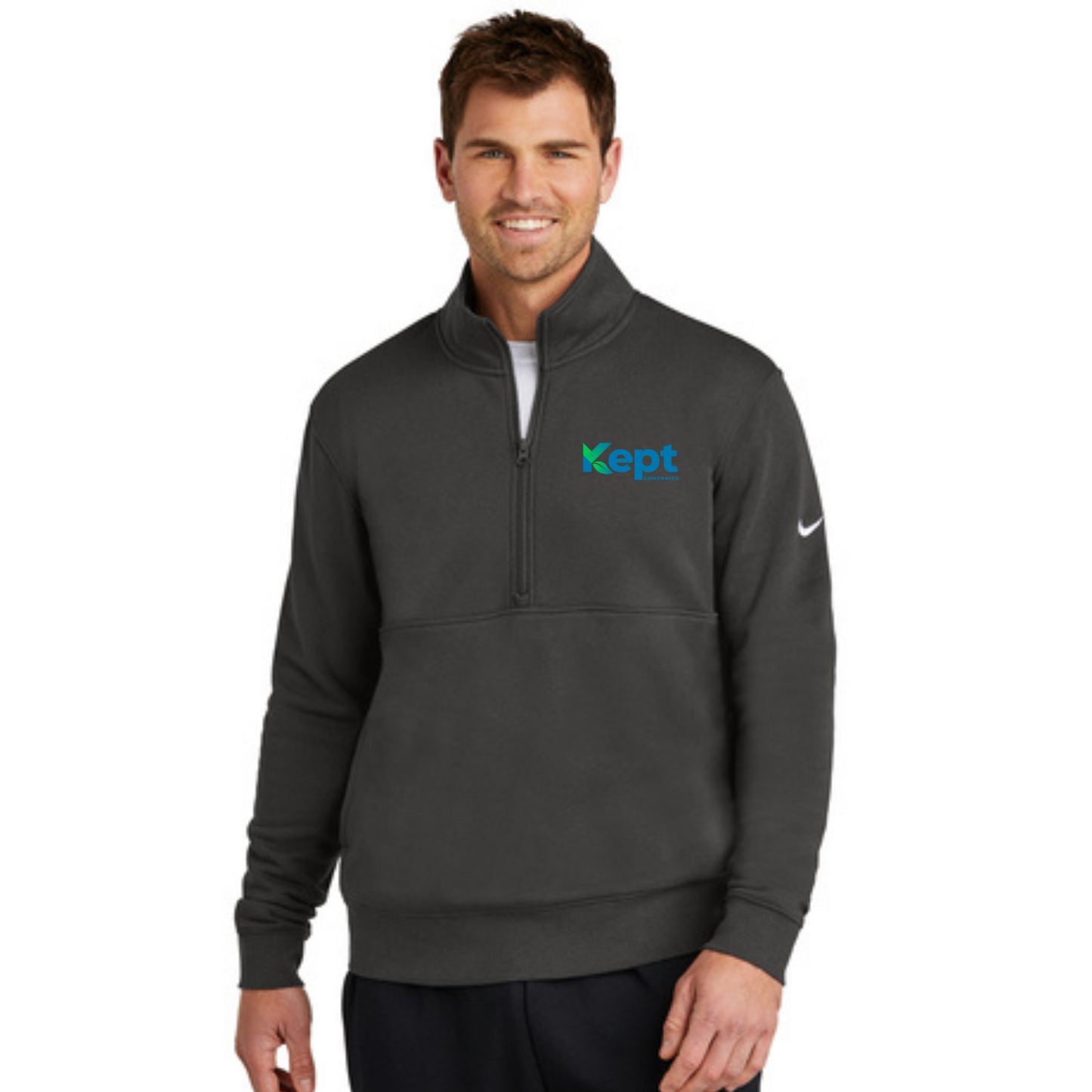 Nike Club Fleece Sleeve Swoosh 1/2-Zip