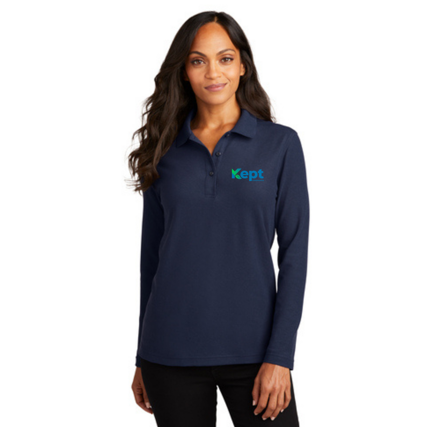 Port Authority® Women's Silk Touch™ Long Sleeve Polo