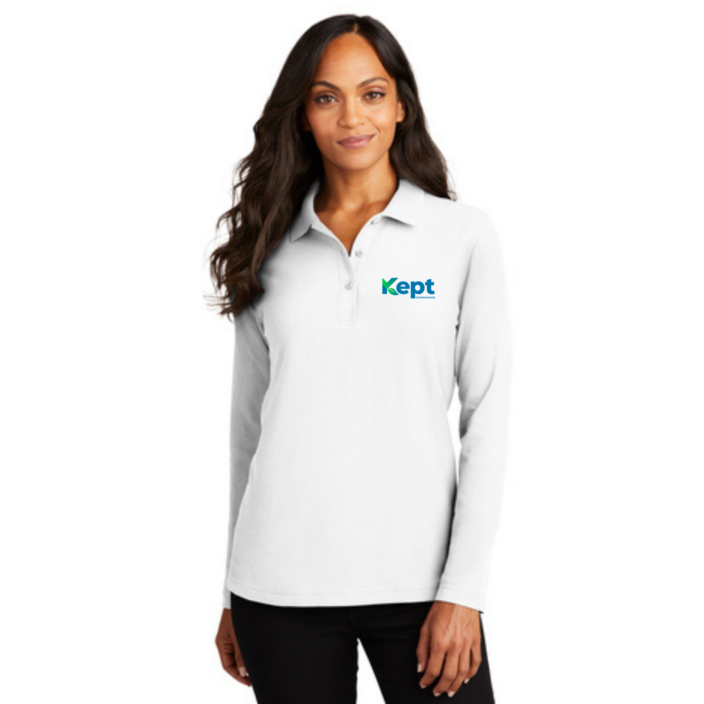 Port Authority® Women's Silk Touch™ Long Sleeve Polo
