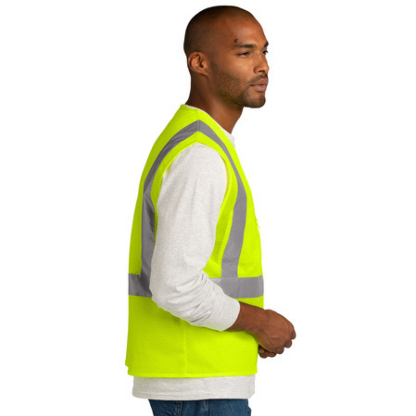 CornerStone® ANSI 107 Class 2 Mesh Zippered Vest