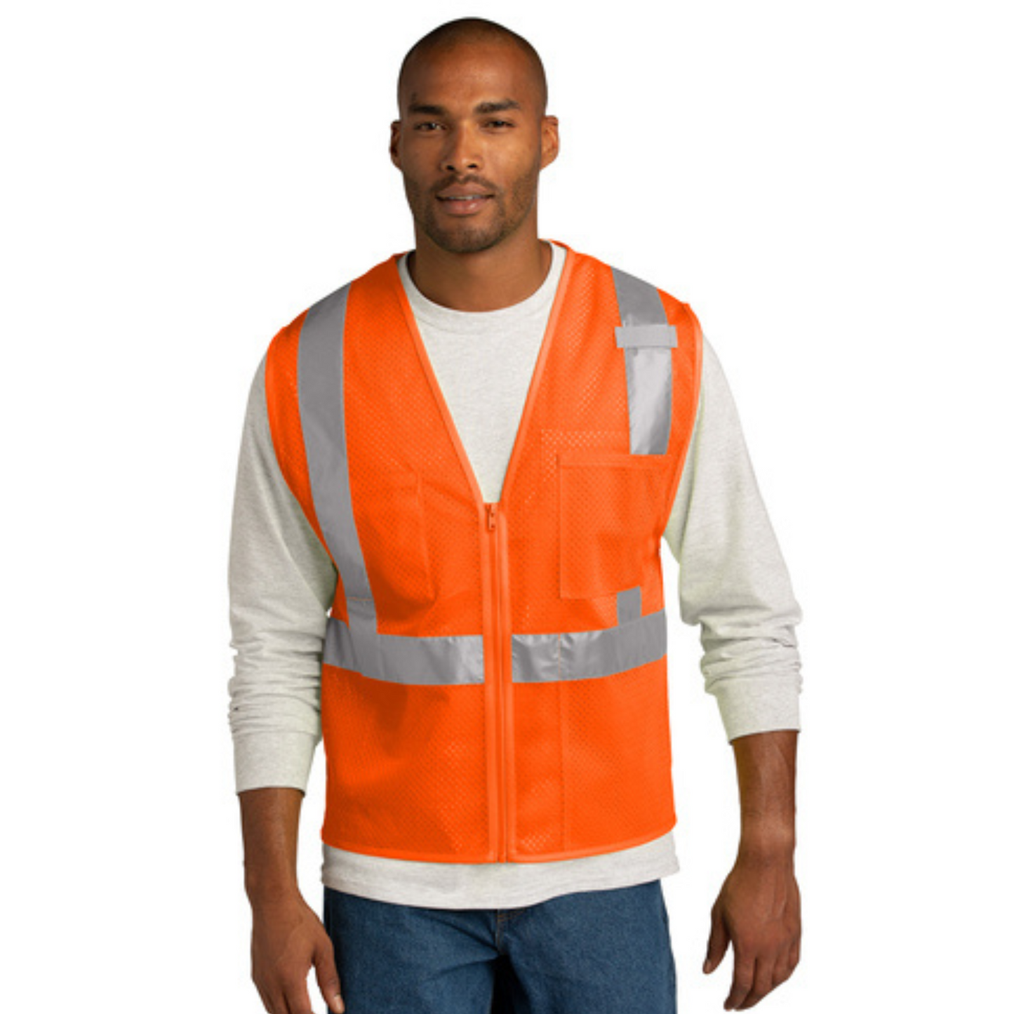 CornerStone® ANSI 107 Class 2 Mesh Zippered Vest