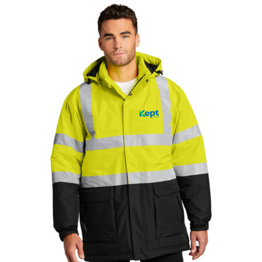 Port Authority® ANSI 107 Class 3 Safety Heavyweight Parka