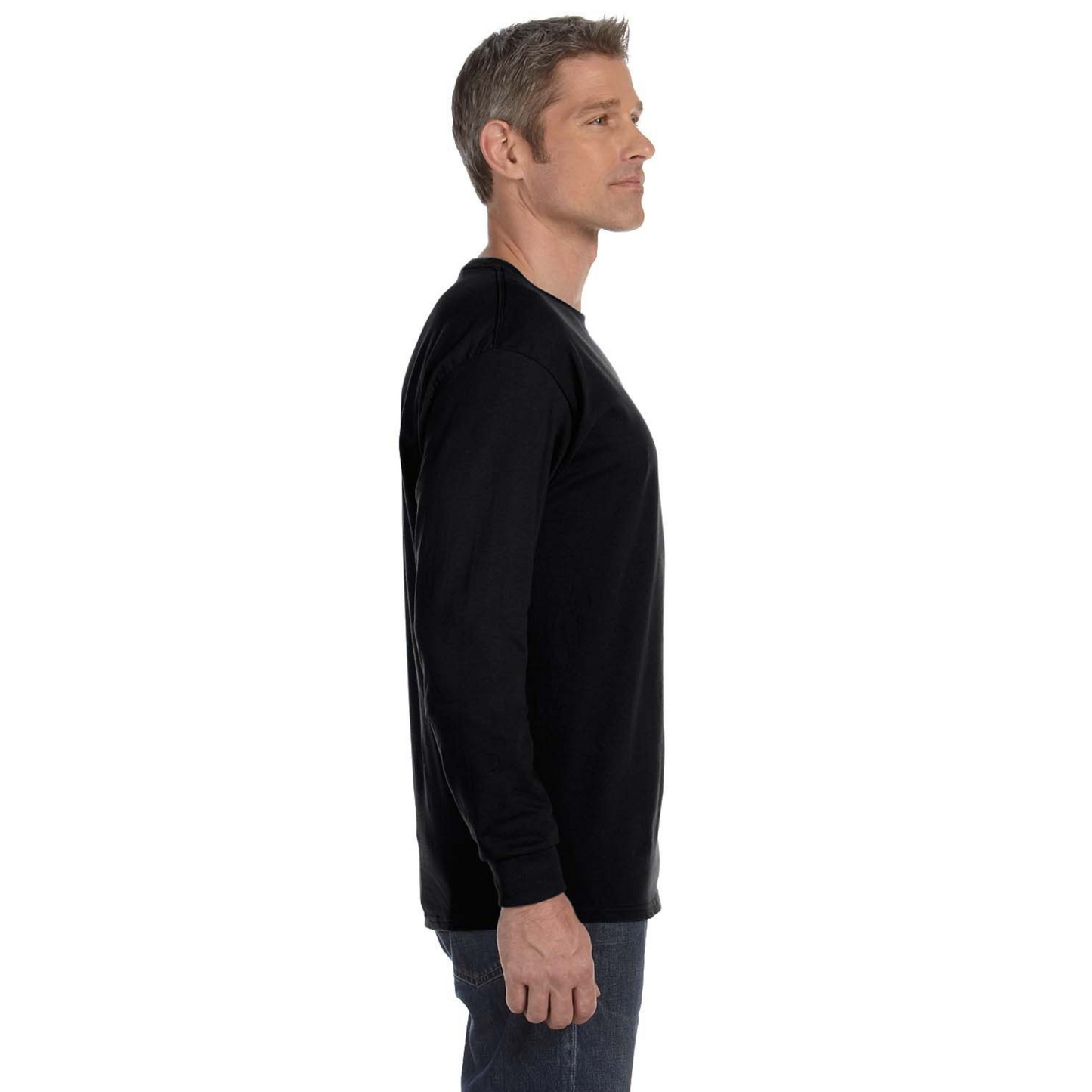 Adult Long Sleeve Cotton T-Shirt