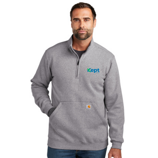 Carhartt® Midweight 1/4-Zip Mock Neck Sweatshirt