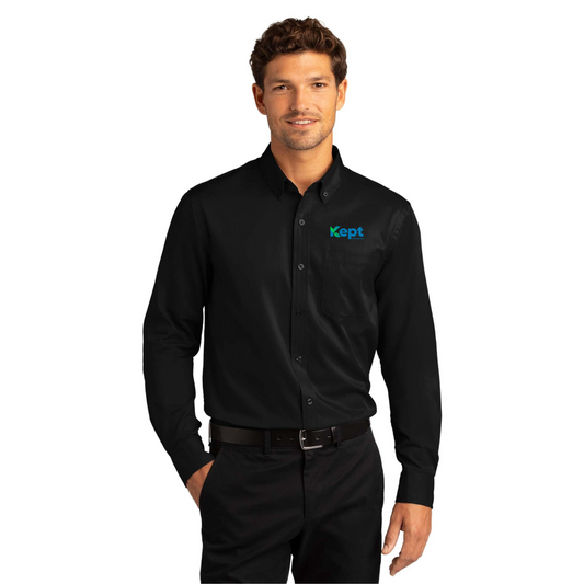 Port Authority® Long Sleeve SuperPro React™ Twill Shirt