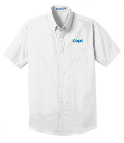 Short Sleeve Carefree Poplin Shirt